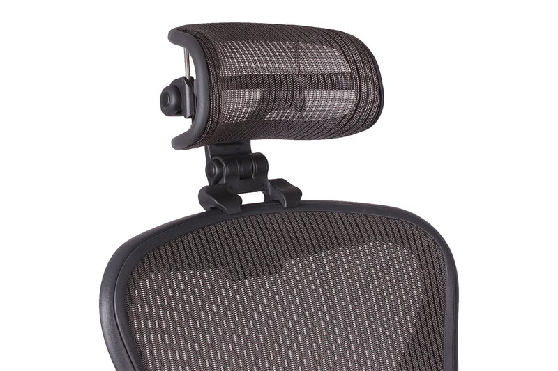 Engineered Now The Original Headrest for The Herman Miller Aeron Chair H3 Lead | Colors and Mesh Match Classic Aeron Chair 2016 and Earlier Models | Headrest ONLY - Chair Not Included - Image 1